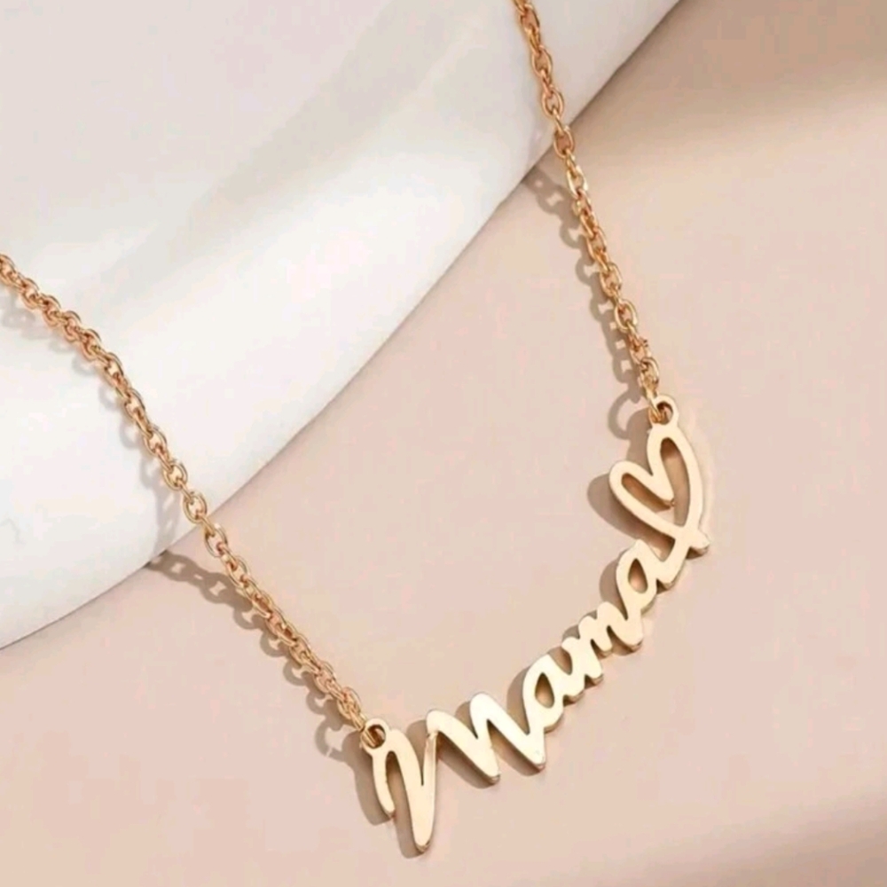 Mama Charm Gold Necklace - Picture 3 of 4